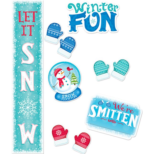 Snow Much Fun! Bulletin Board - 40 pieces