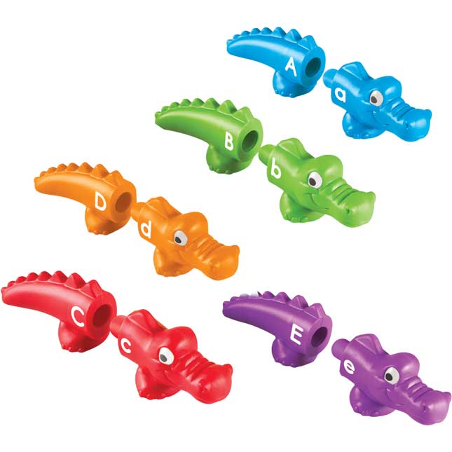 Snap-N-Learn™ Alphabet Alligators - 26 pieces