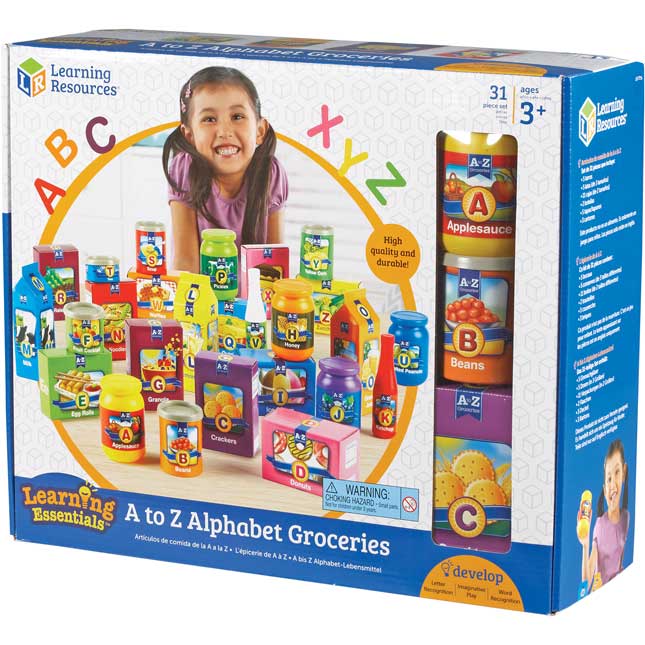 A To Z Alphabet Groceries - 26 pieces