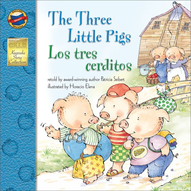 The Three Little Pigs. Cuento corto en inglés para niños