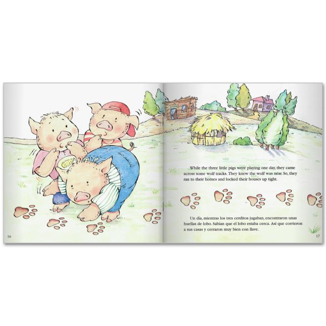 Los Tres Cerditos, The Three Little Pigs in Spanish