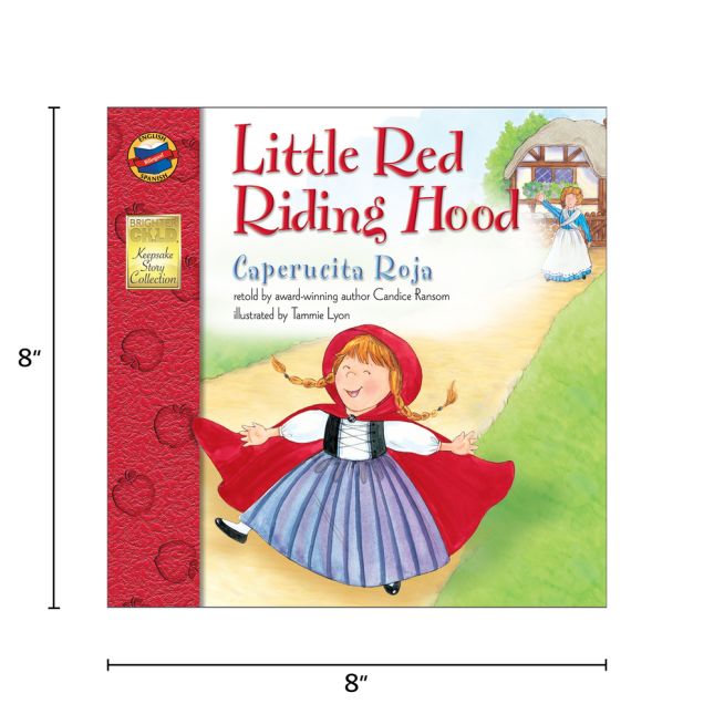 Little Red Riding Hood/Caperucita Roja - Bilingual English-Spanish Storybook - Paperback - Grades Pre-K-3 - bilingual paperback storybook