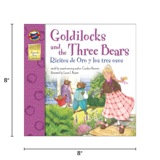 Goldilocks and the Three Bears/Ricitos de oro y los tres osos - Bilingual English-Spanish Storybook - Paperback - Grades Pre-K-3 - bilingual paperback storybook