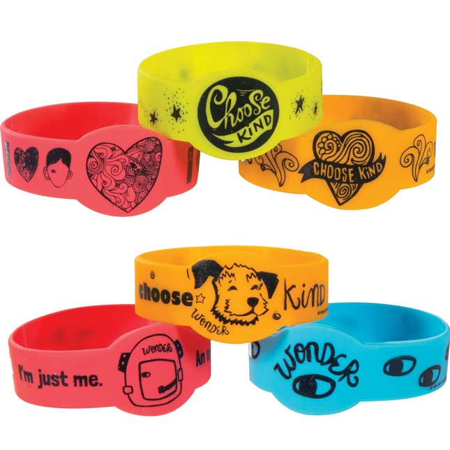 Wonder Silicone Bracelets - 24 bracelets