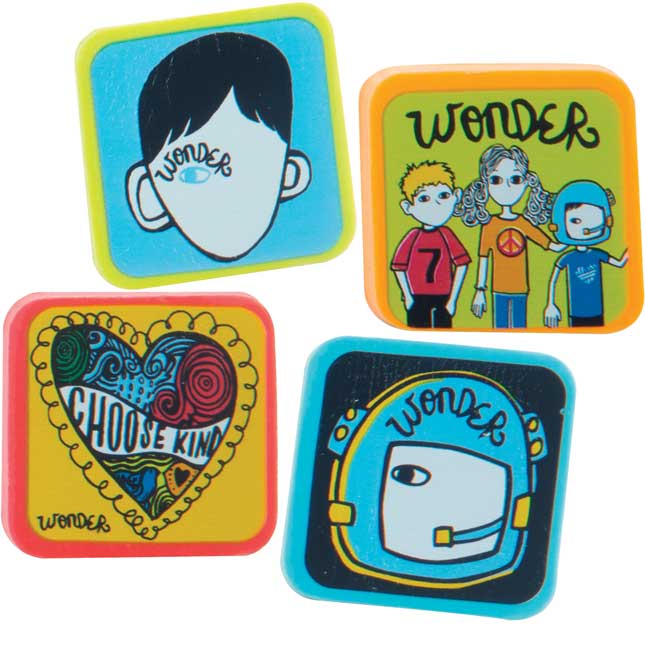 Wonder Square Erasers - 48 erasers