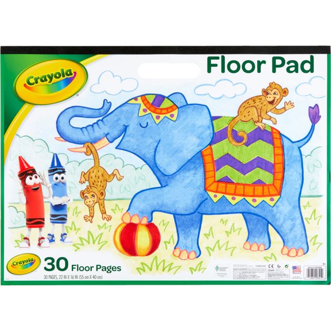 Crayola® Floor Pad – 30 Floor Pages - 1 floor pad