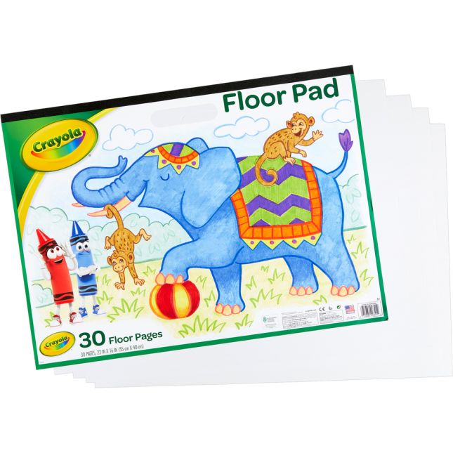 Crayola® Floor Pad – 30 Floor Pages - 1 floor pad