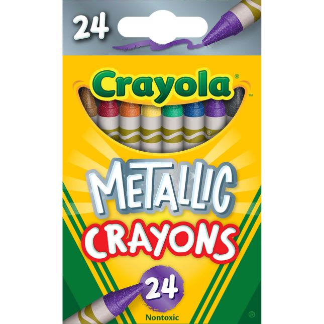 Crayola® Metallic Crayons – Set Of 24