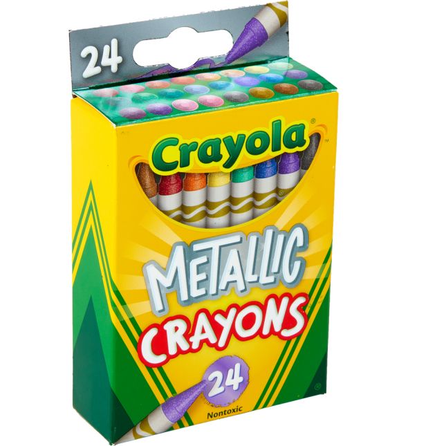 Crayola® Metallic Crayons – Set Of 24