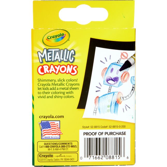 Crayola® Metallic Crayons – Set Of 24