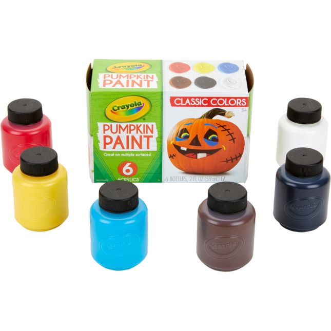 Crayola® Acrylic Pumpkin Paints – Set Of 6