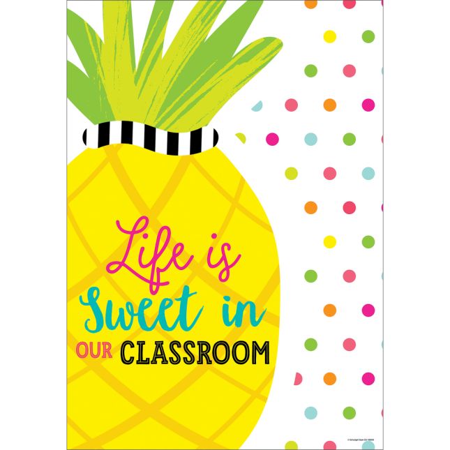 Simply Stylish Tropical Life Is Sweet Poster - 1 poster