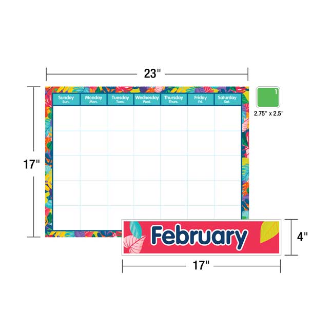 One World Calendar Bulletin Board Set