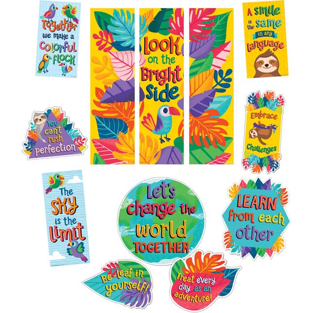 One World Motivational Mini Bulletin Board Set