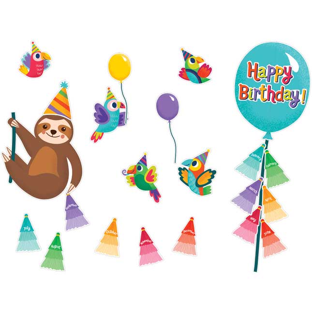 One World Birthday Bulletin Board Set