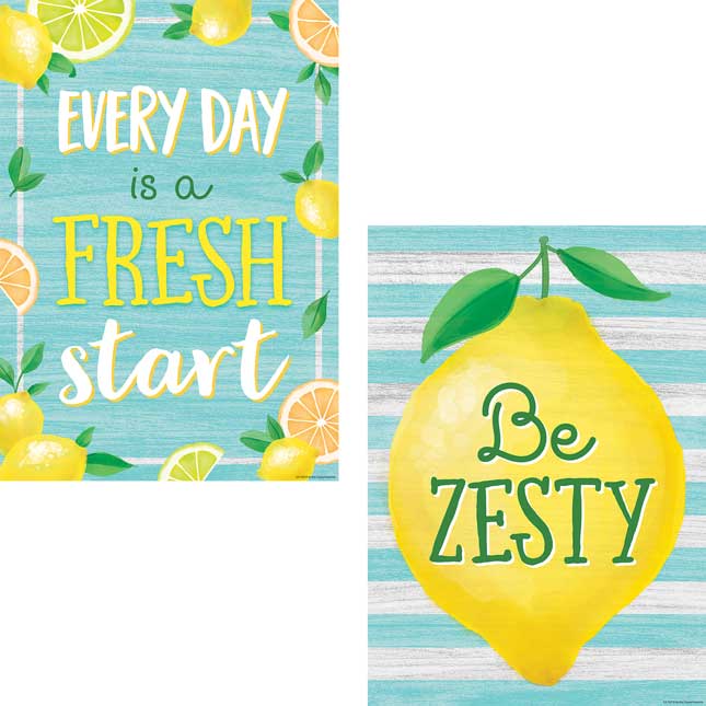 Lemon Zest Poster Pack