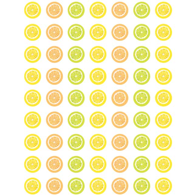 Lemon Zest Incentive Charts With Mini Stickers - 36 charts, 378 stickers