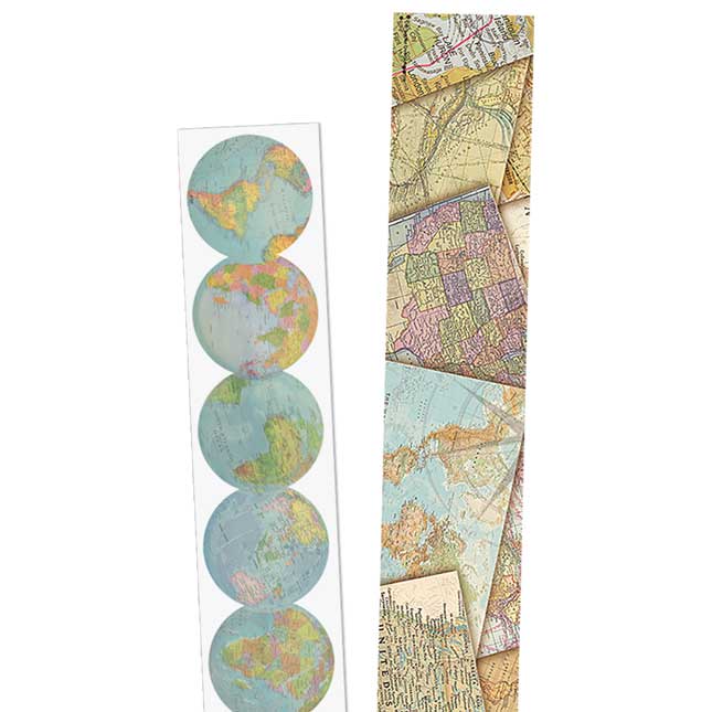 Travel The Map Border Trim Bundle