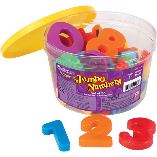 Jumbo Magnetic Numbers and Operations