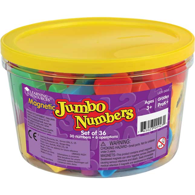 Jumbo Magnetic Numbers and Operations