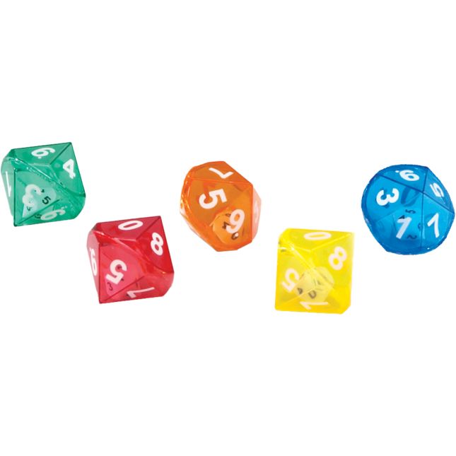 Ten-Sided Dice In Dice - 72 Dice