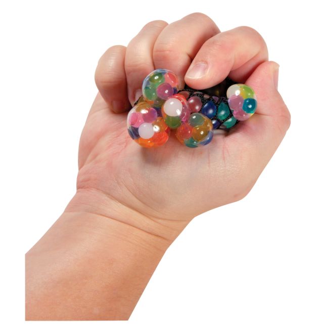 Mini Rainbow Mesh Blobbles Squeeze Balls - 24 balls