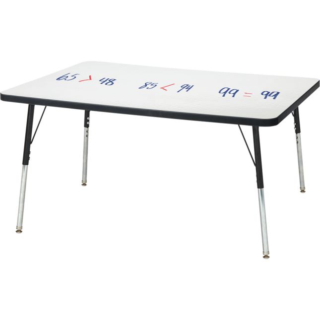 Berries Rectangle Dry Erase Table  48" By 30" - 1 table