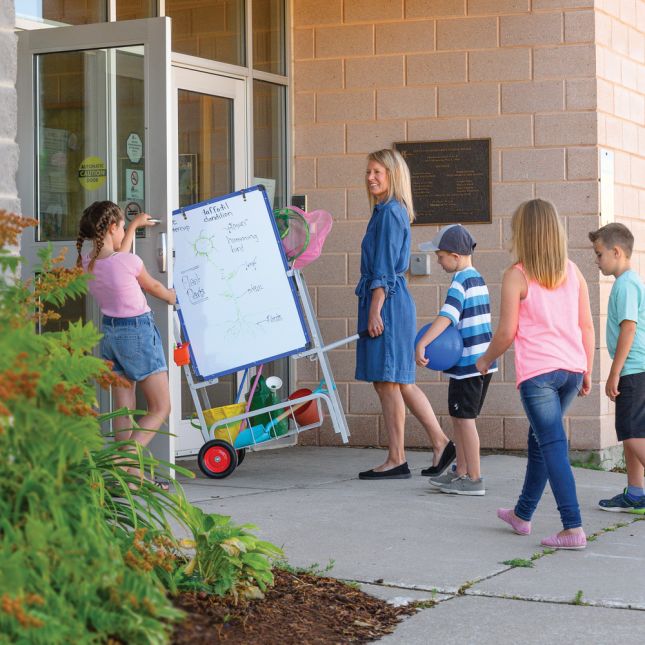 Outdoor/Indoor Learning Center - 1 teaching cart