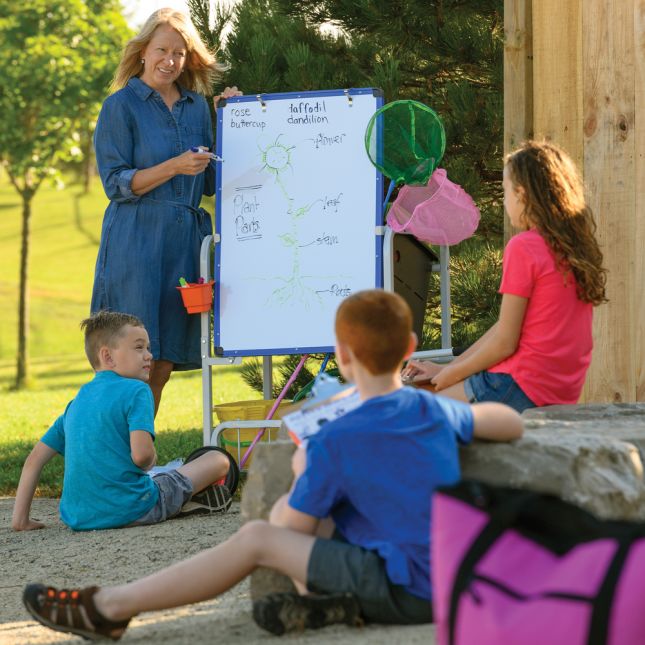 Outdoor/Indoor Learning Center - 1 teaching cart