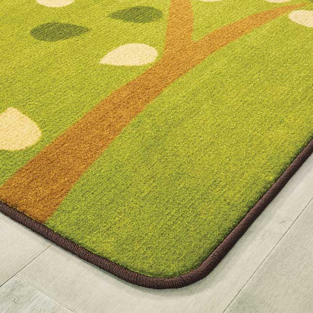 KIDSoft Branching Out Rug  Green  4' X 6' - 1 rug