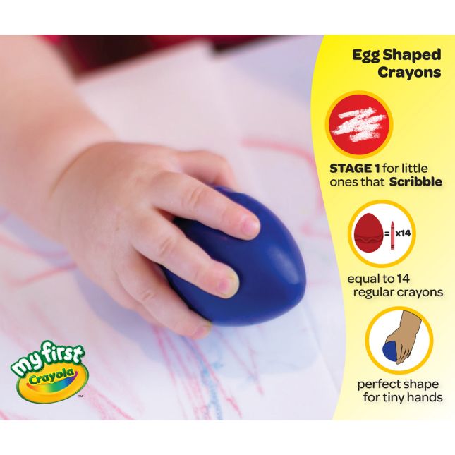 My First Crayola® Washable Egg Crayons - 6 Count