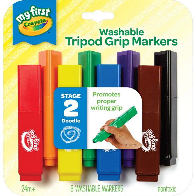 First Tripod Grip Markers 8 - 8 markers