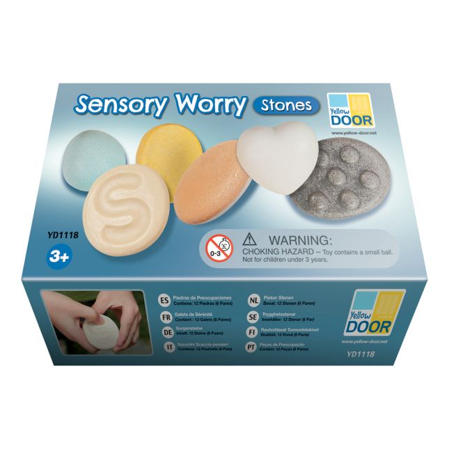 Sensory Worry Stones - 12pcs