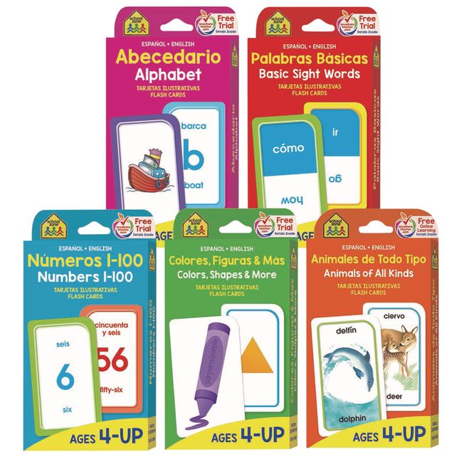 Bilingual Flash Cards Set