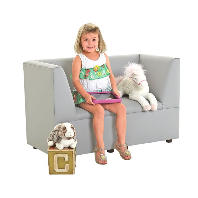 Modular Sectional Corner Seat - Gray