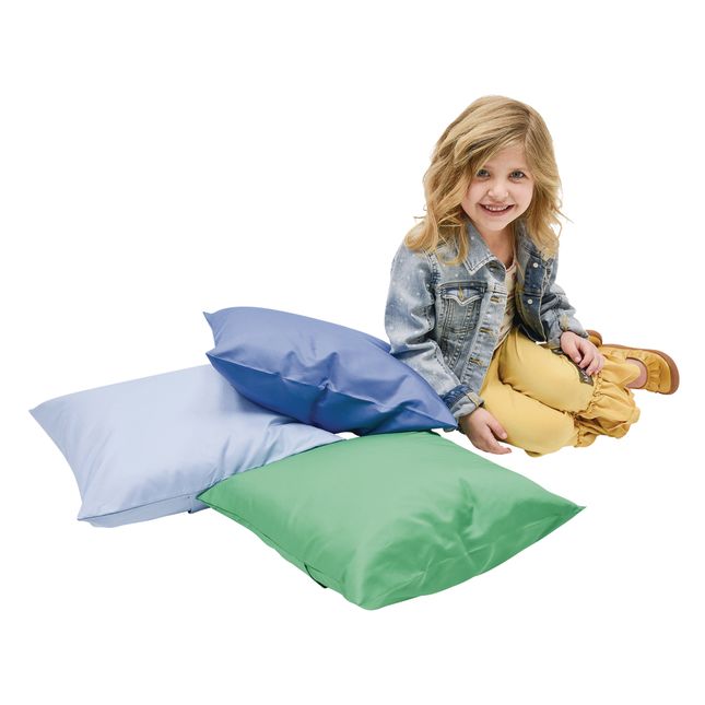 Soft Pillows, 17" sq. - Contemporary, Set of 3_1