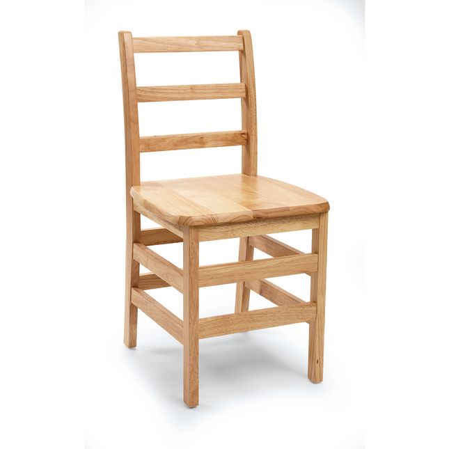 18&#034; Assembled KYDZLadderback Chairs™ - Set of 2