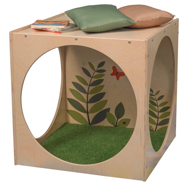 Nature Reading Cube with Grass Mat_0