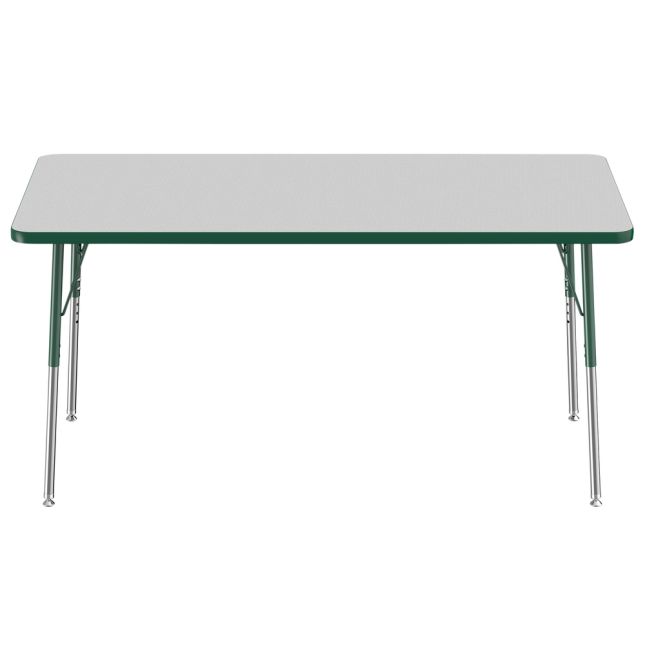 30" x 60" Rectangle Activity Table - Pasadena Oak/Black