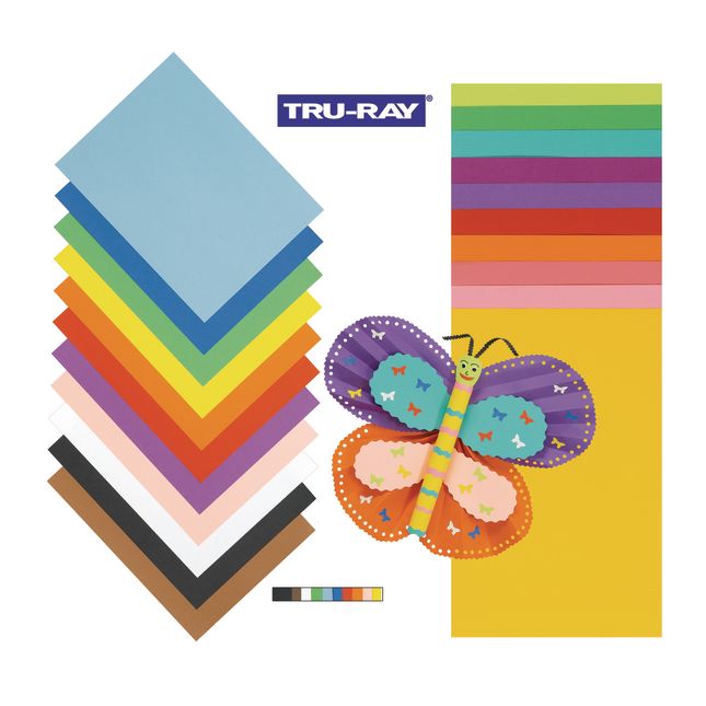 Tru-Ray® Sulphite Construction Paper, 12" x 18" - 50 Sheets