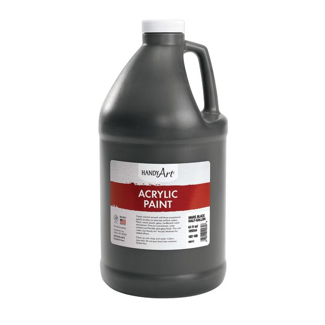 Pro Art Liquid Tempera Paint Gallon Black