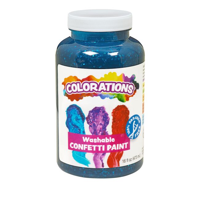 Colorations® Washable Confetti Paint - Blue