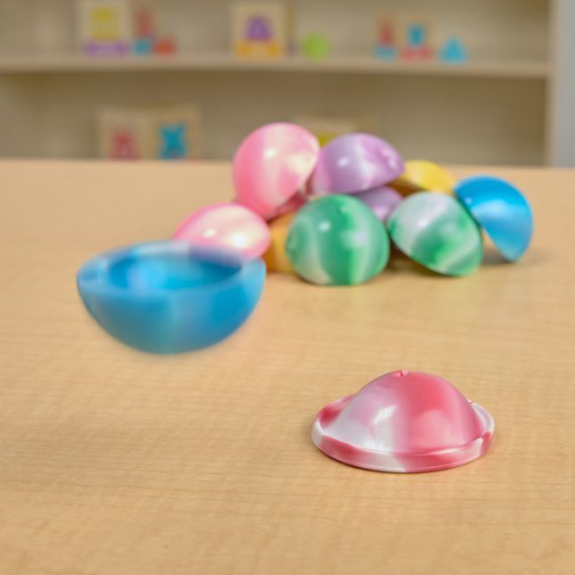 Large Marbleized Poppers - 12 Pack
