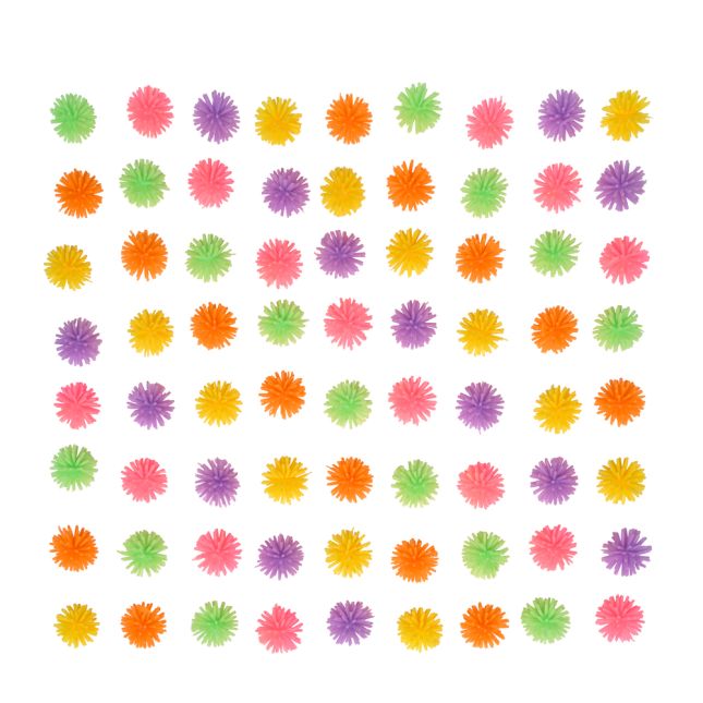 Mini Porcupine Ball Assortment - 72 Pack