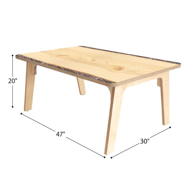 Whitney Brothers® Nature View Live Edge Rectangle Table 20H