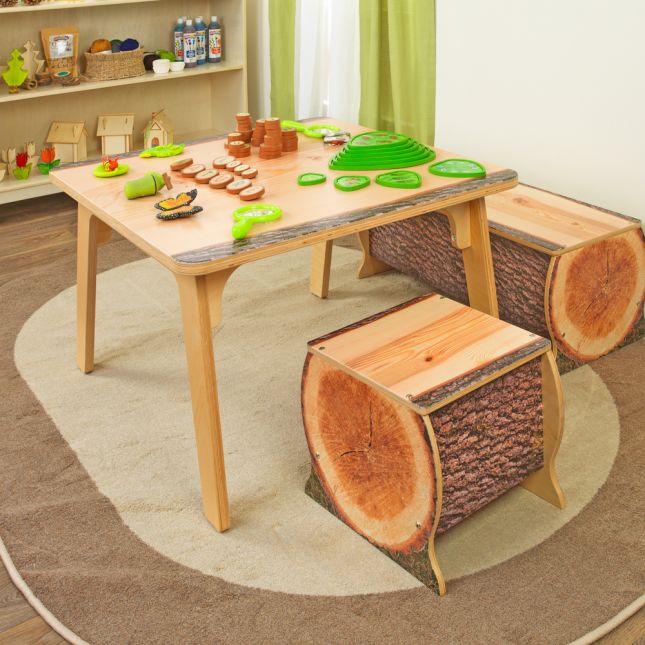 Whitney Brothers® Nature View Live Edge Small Log Bench - 14" H