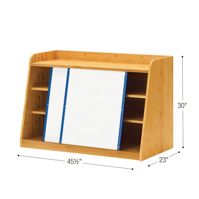 Write and Store Shelf with 2 Whiteboards