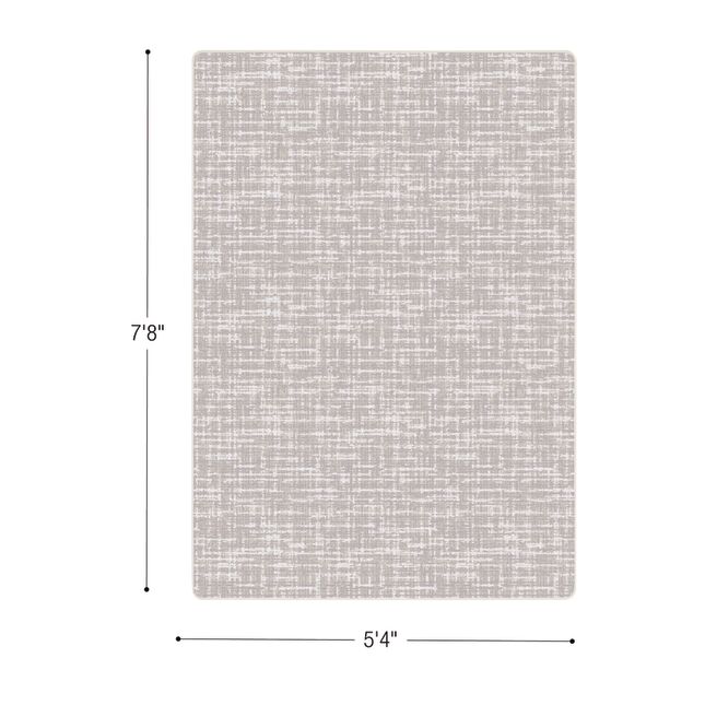 Past Tense Rug 5'4" x 7'8" in color Dove