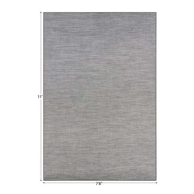 Water Mill 7'8" x 11" Indoor/Outdoor Rug in color Haze