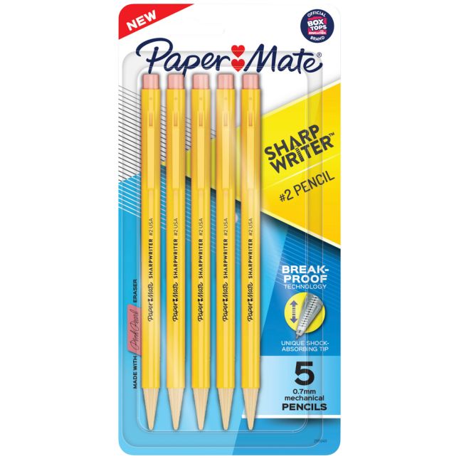 thumbnail image 2 of Paper Mate Clear Point Mechanical Pencil, 0.5mm, Red (Rose), Refillable, 12-Pack 2 of 9